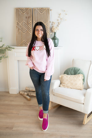 XOXO Pink Sweatshirt
