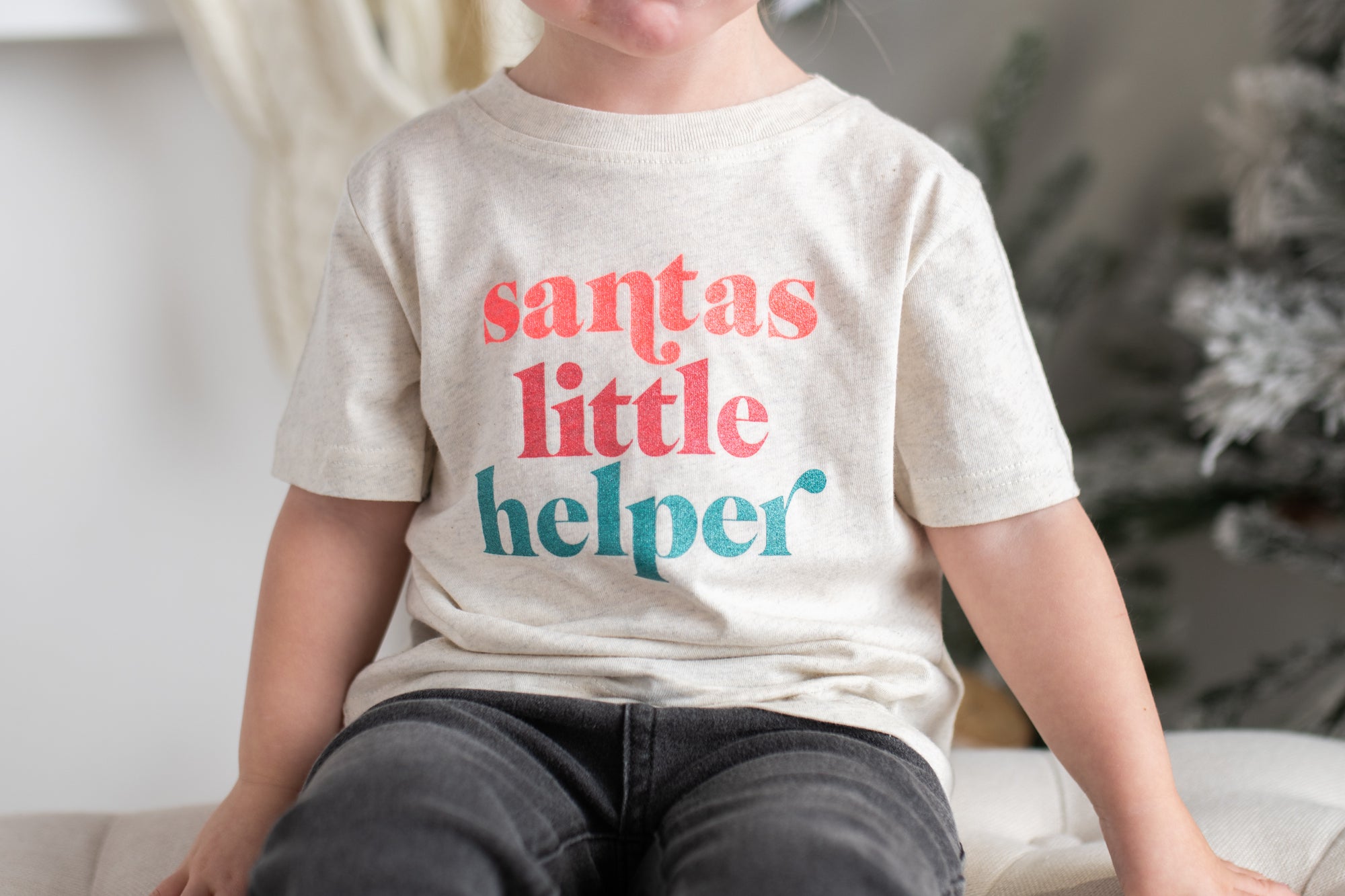 "Santa's Little Helper" Graphic Tee