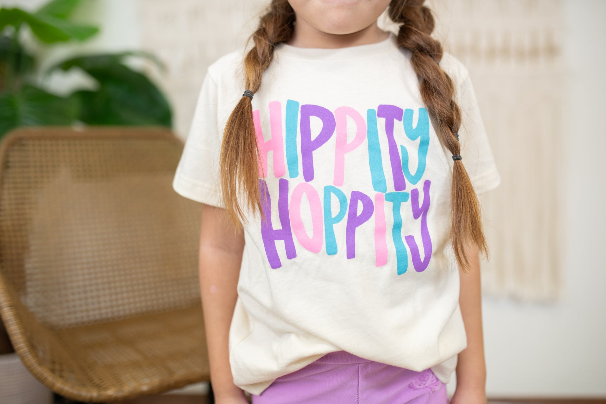 Hippity Hoppity Girl's Easter Tee
