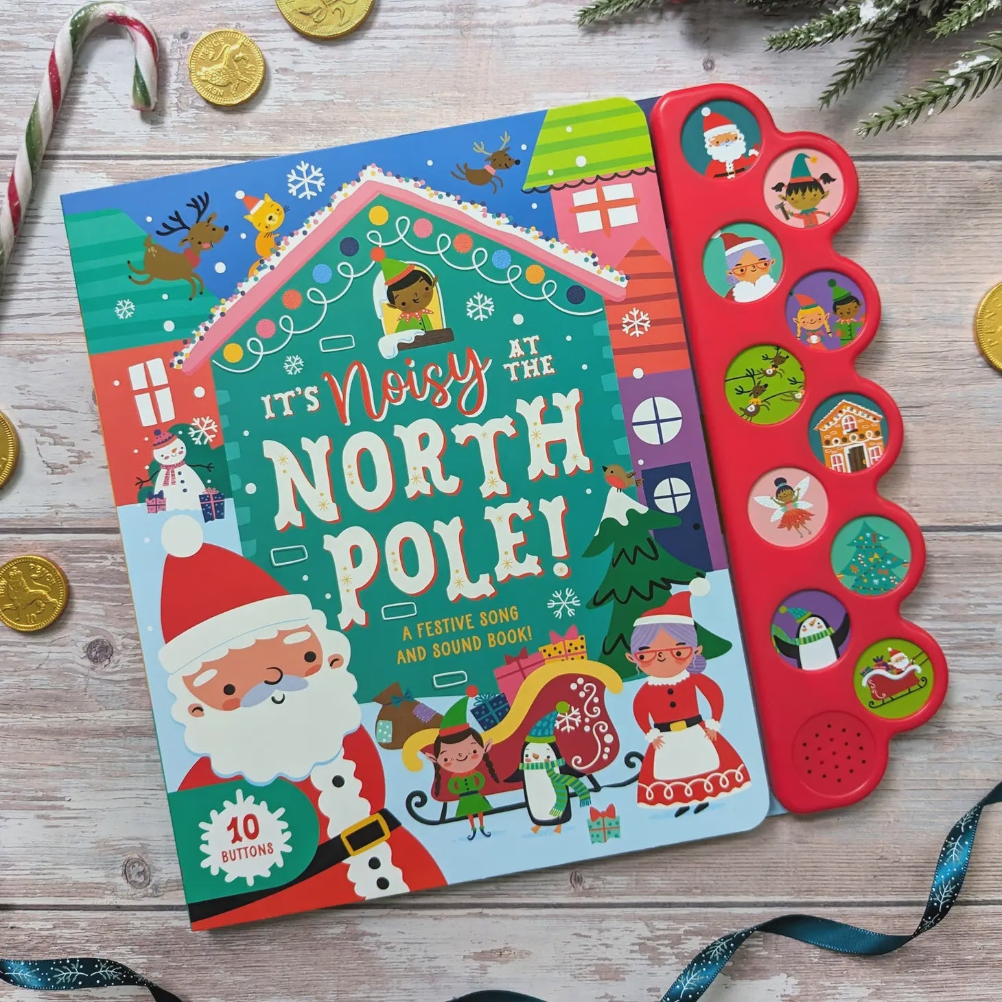 It's Noisy at the North Pole-Sound Book