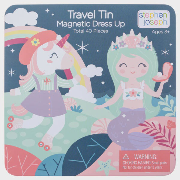 Magnetic Dress Up Travel Tin- Unicorn's & Mermaid's