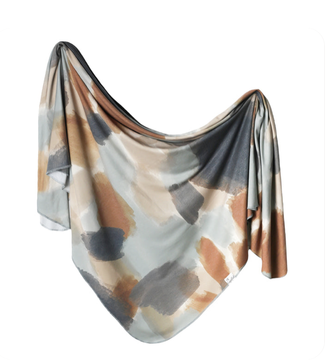 Copper Pearl Picasso Swaddle Blanket