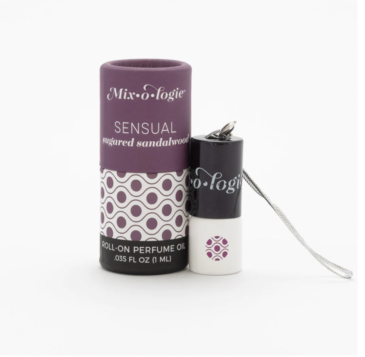 Keychain Mini Roll On Perfume- Sensual Sugared Sandalwood