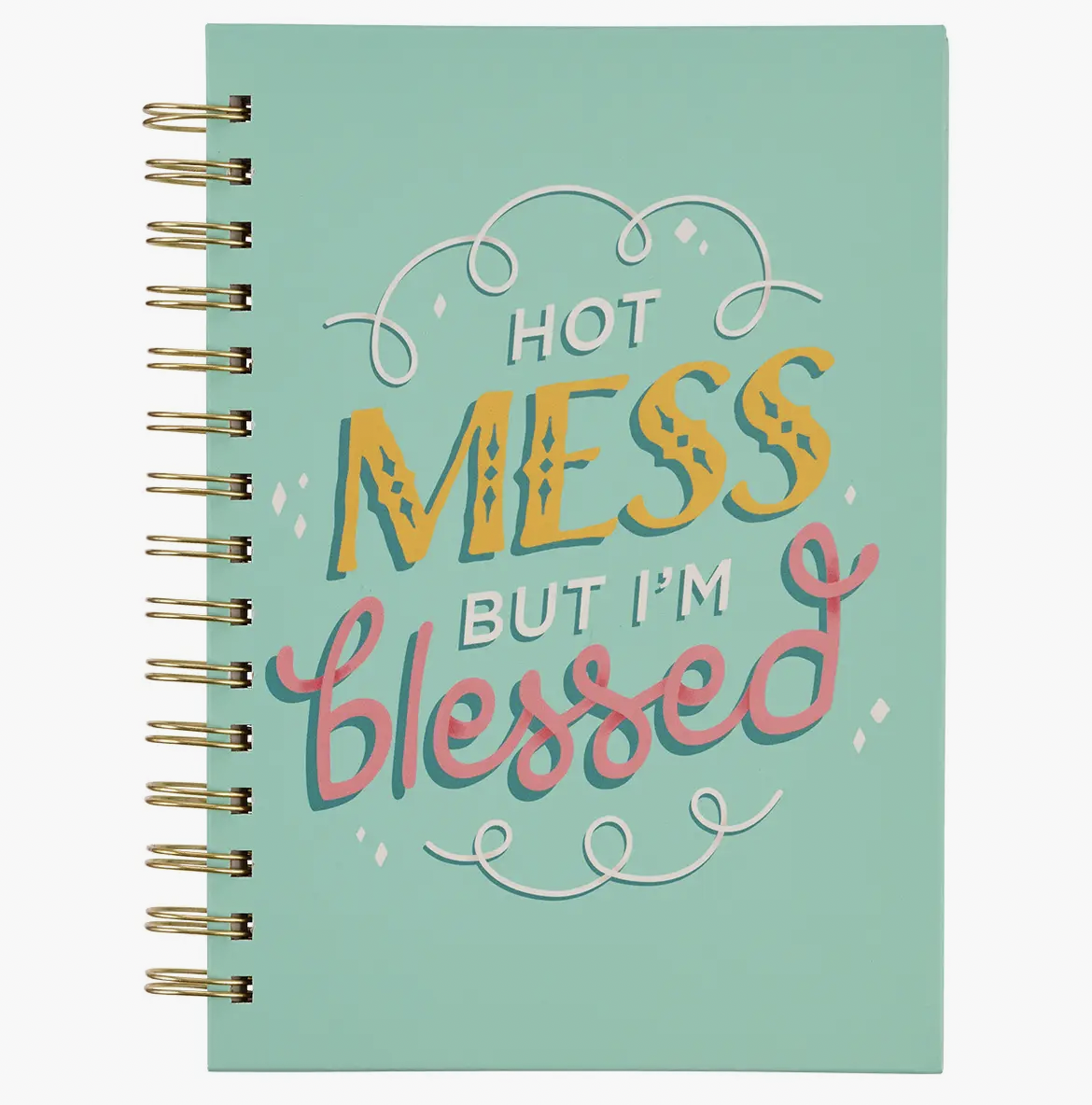 Hot Mess But I'm Blessed Journal