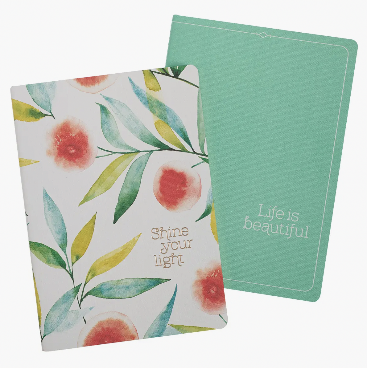 Let Your Light Shine Orange Blossom Notebook Set