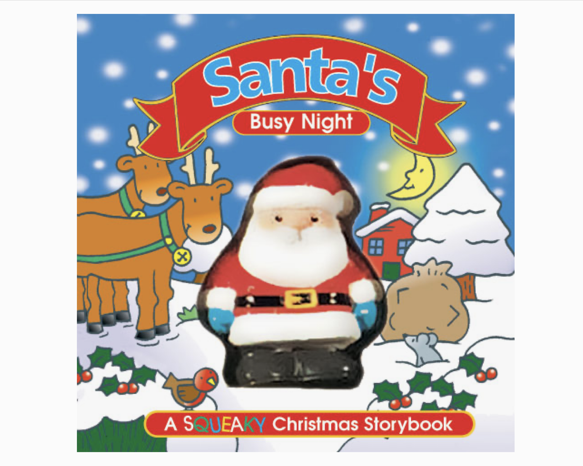 A Squeaky Christmas Story Book-Santa's Busy Night