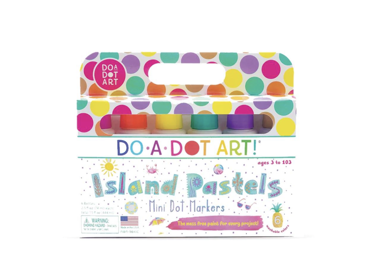 Do A Dot Art Island Pastels Markers- 6 Colors