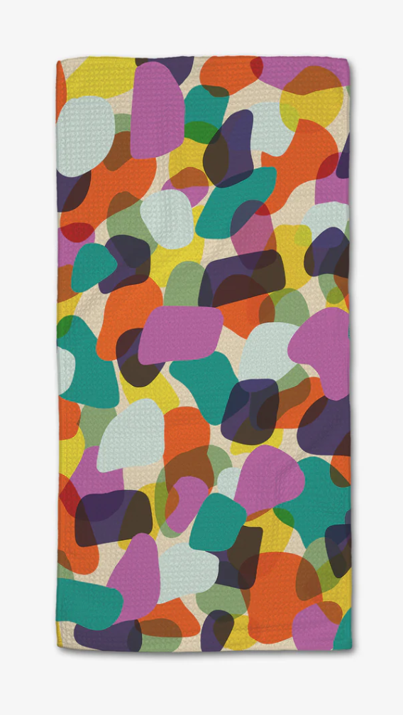 Colorful Pebble's Bar Towel