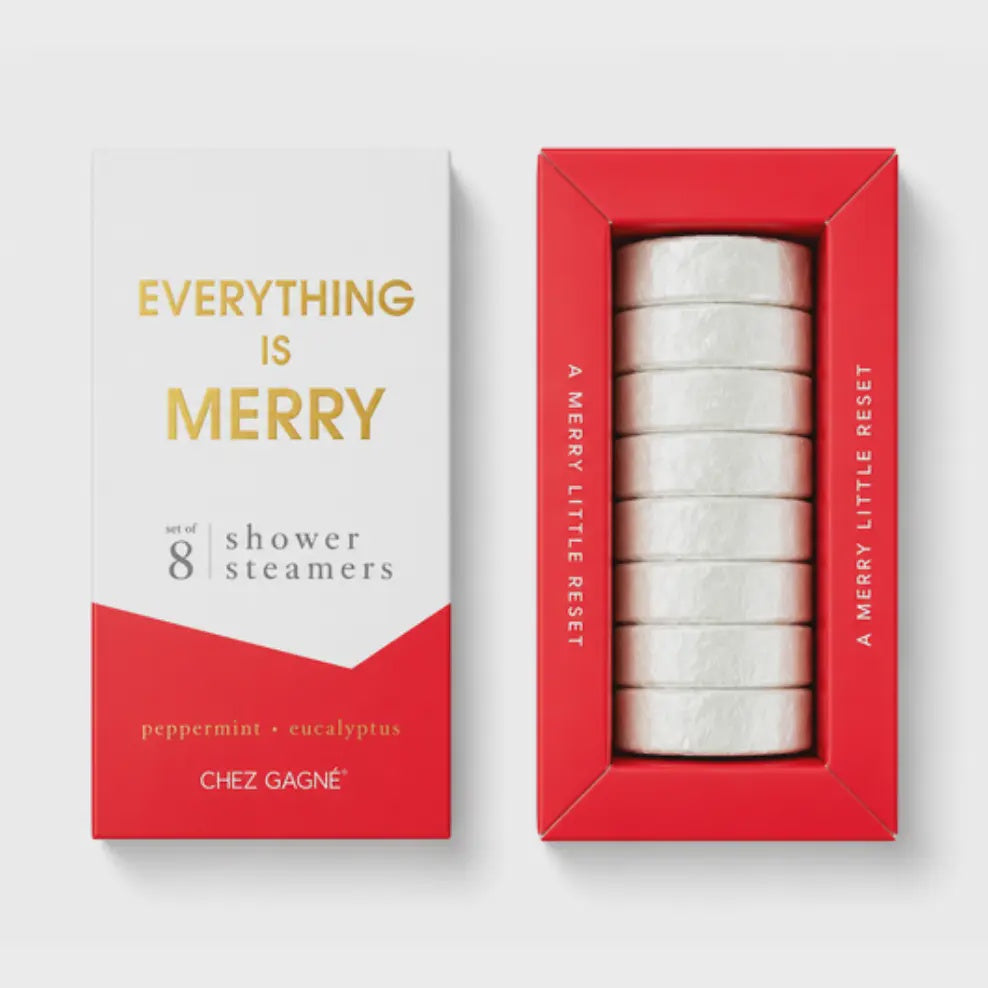 Everything Is Merry Shower Steamers Peppermint
