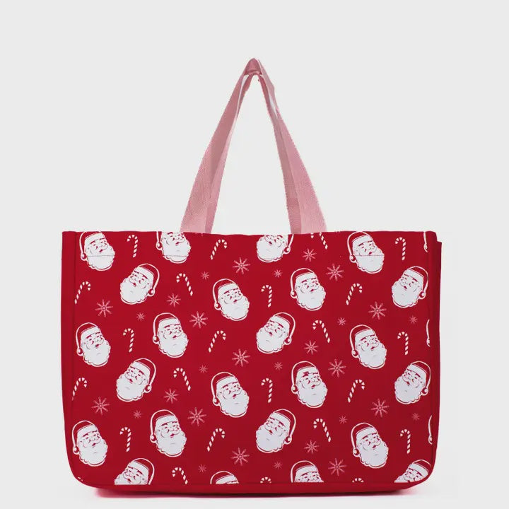 Candy Cane Cutie Tote Red/White/Pink 19.5x13.5x7