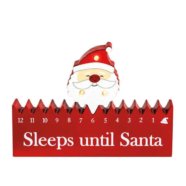Countdown Block Santa