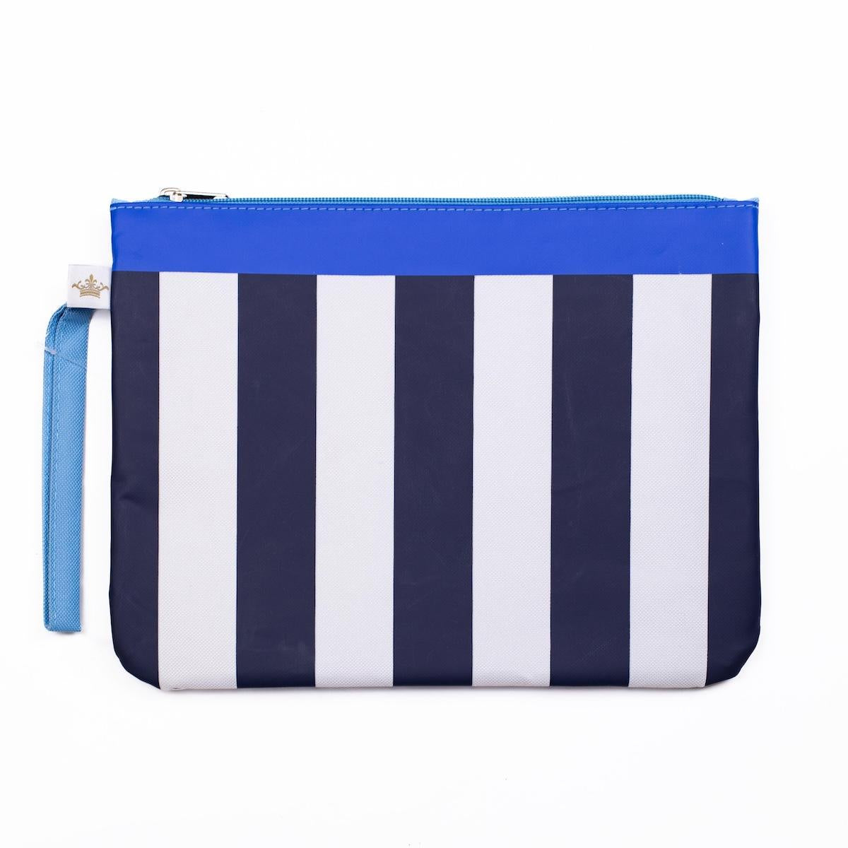 San Blas Stripe Wet Dry Bag 12x9 Blue