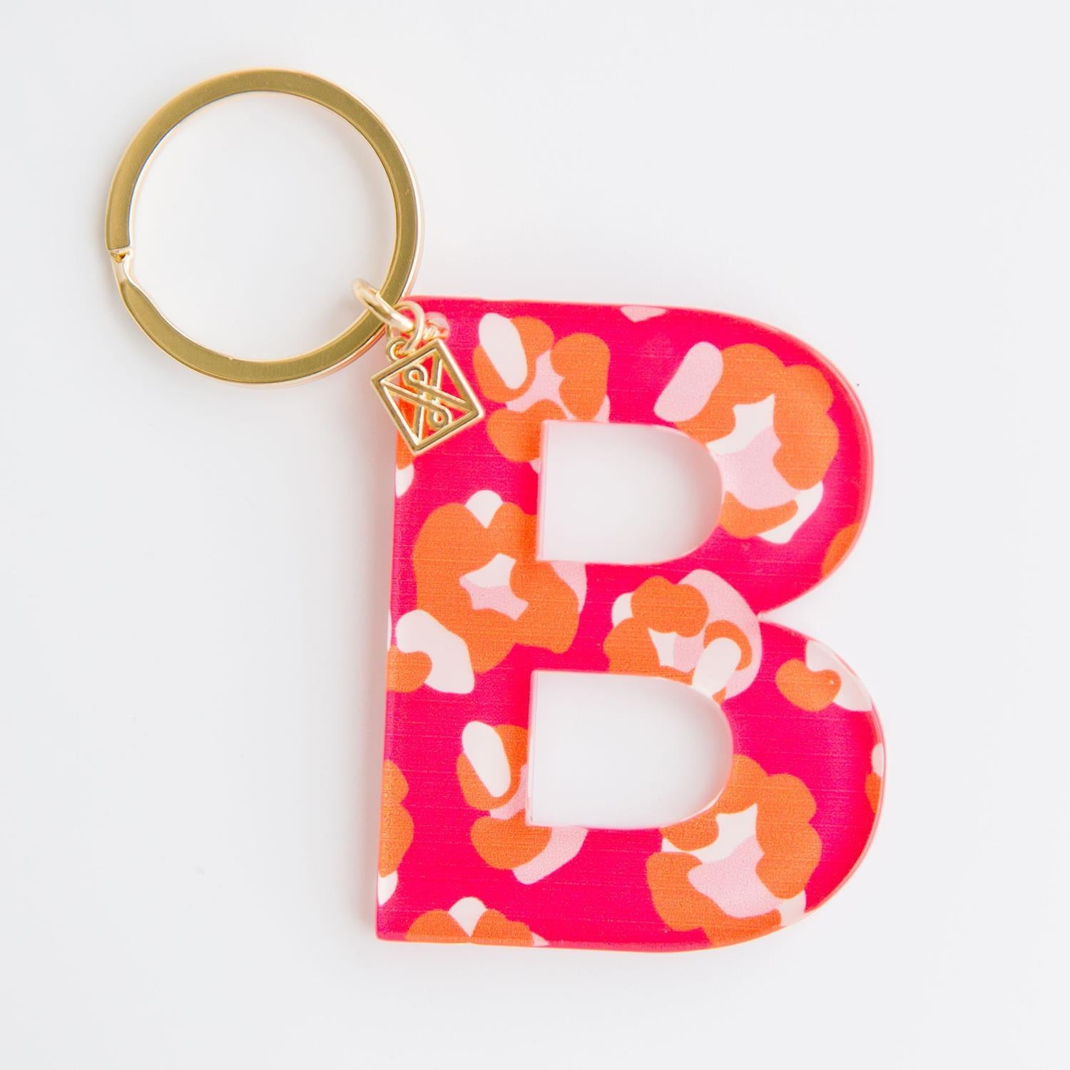 Mary Square Pink Keychain B