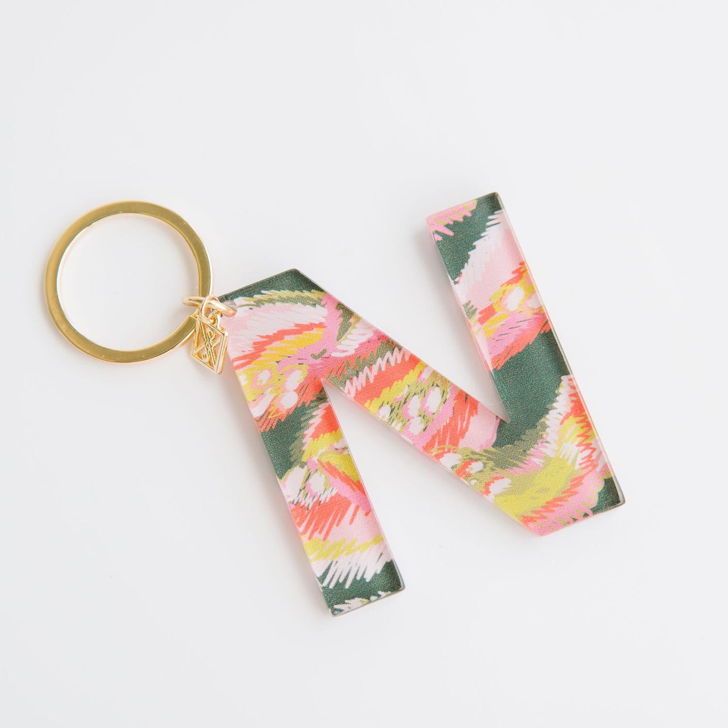 Mary Square Green Keychain N