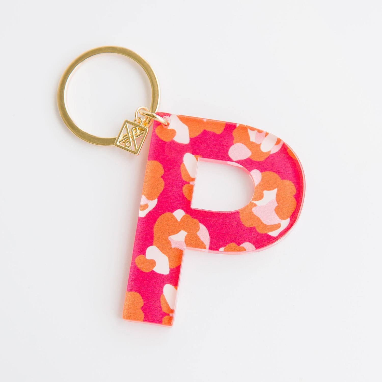 Mary Square Pink Keychain P