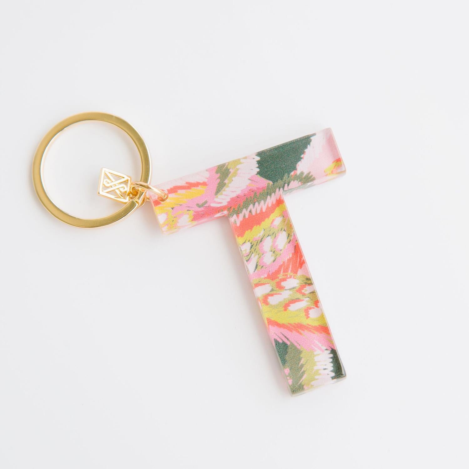 Mary Square Green Keychain T