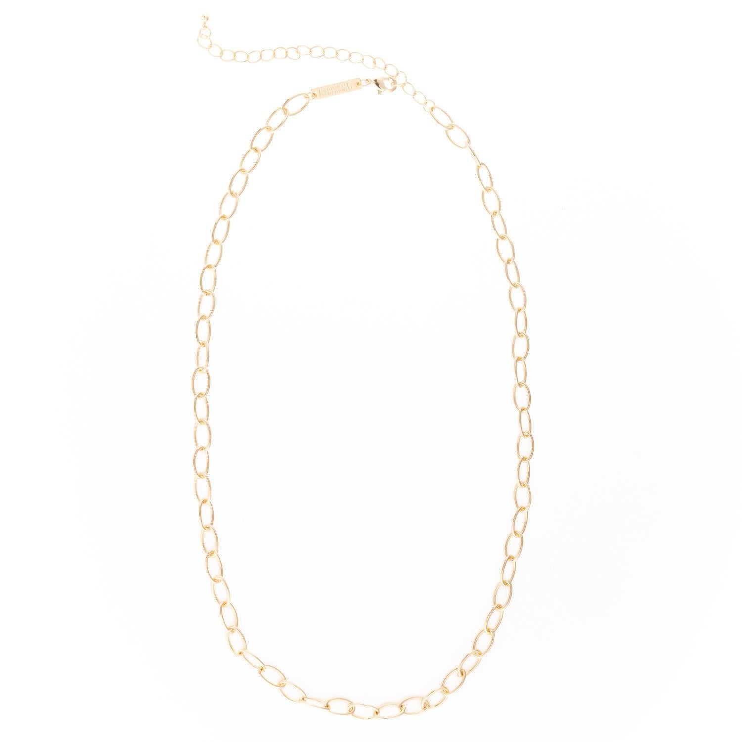 Mary Square Anna Gold 18" Necklace