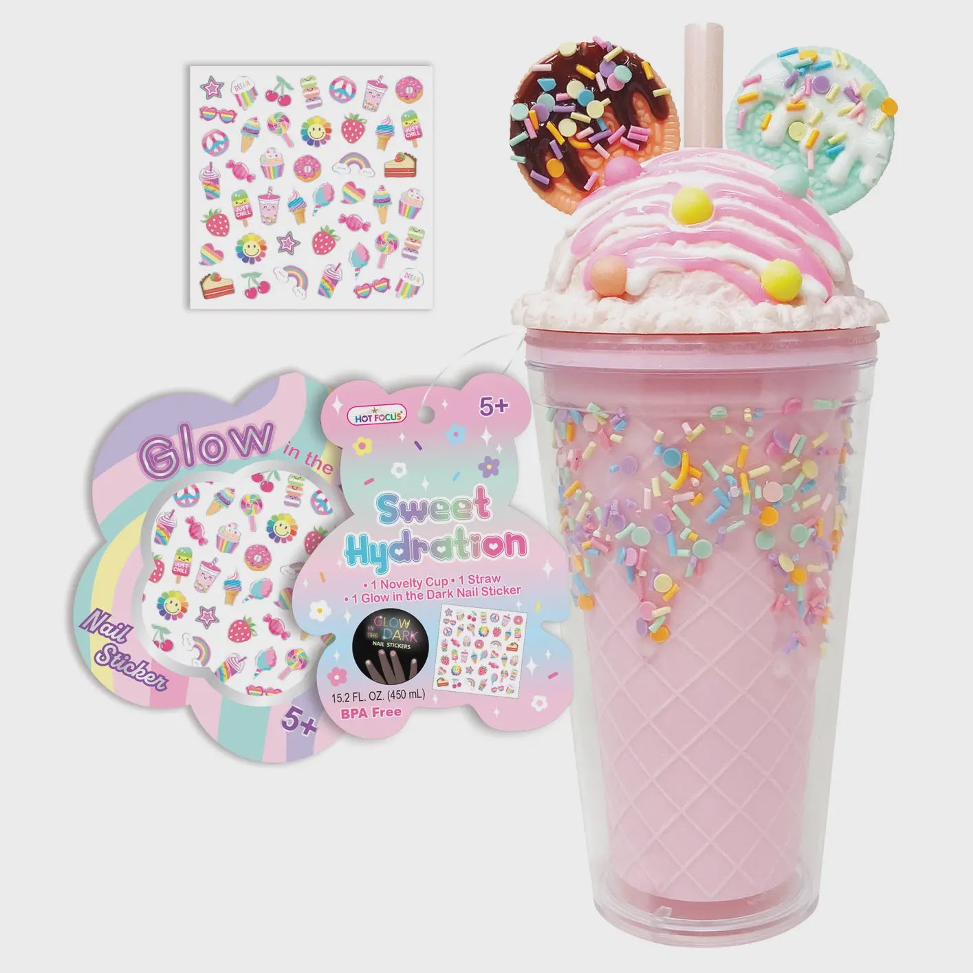 Glow In The Dark Stickers Sweet Treat Cup