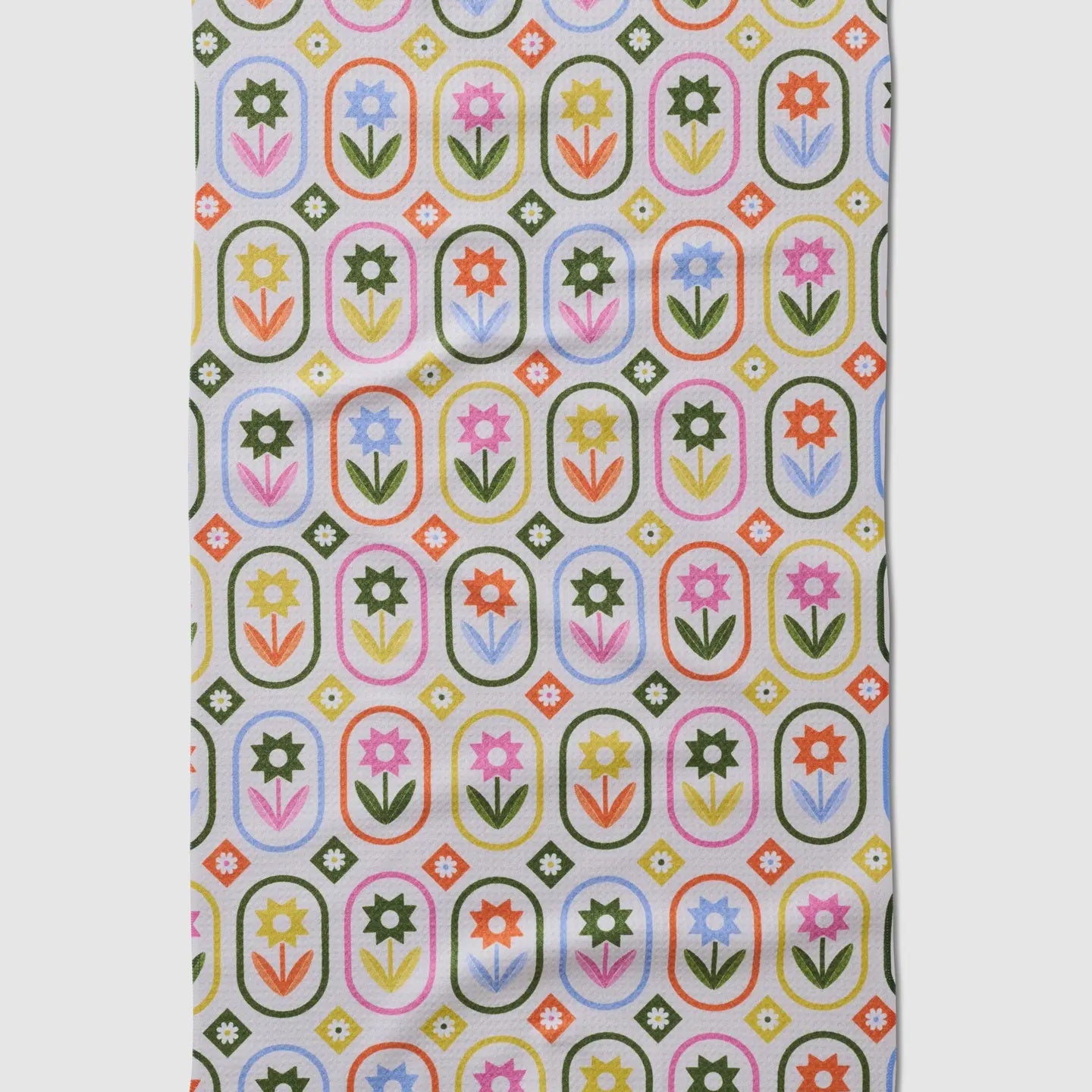 Petal Patchwork Tea Towel