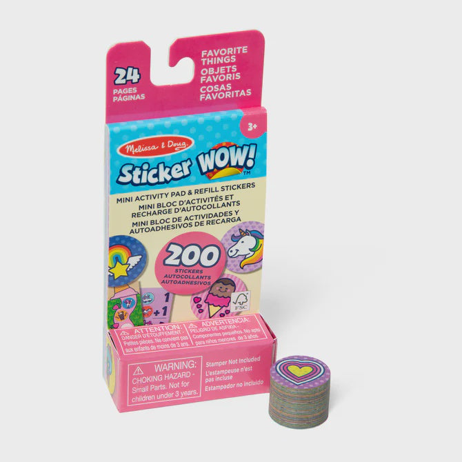 Sticker Wow Mini Activity Pad with Refill Stickers Favorite Things