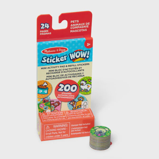 Sticker Wow Mini Activity Pad with Refill Stickers Pets
