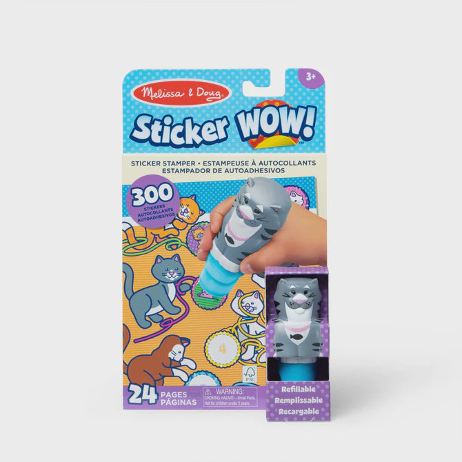 Sticker WOW! Activity Pad & Stamper-Cat