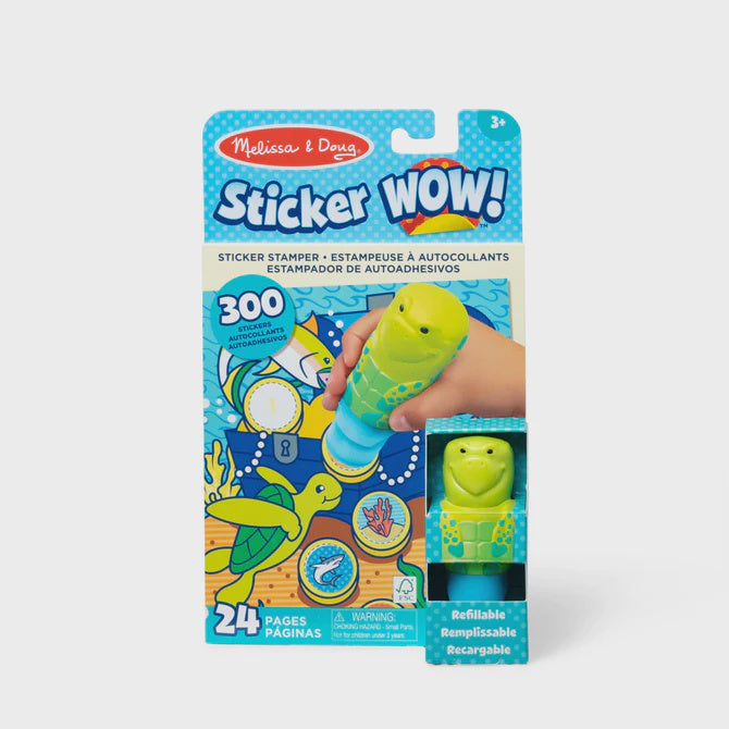 Sticker WOW Activity Pad Stamper Turtle