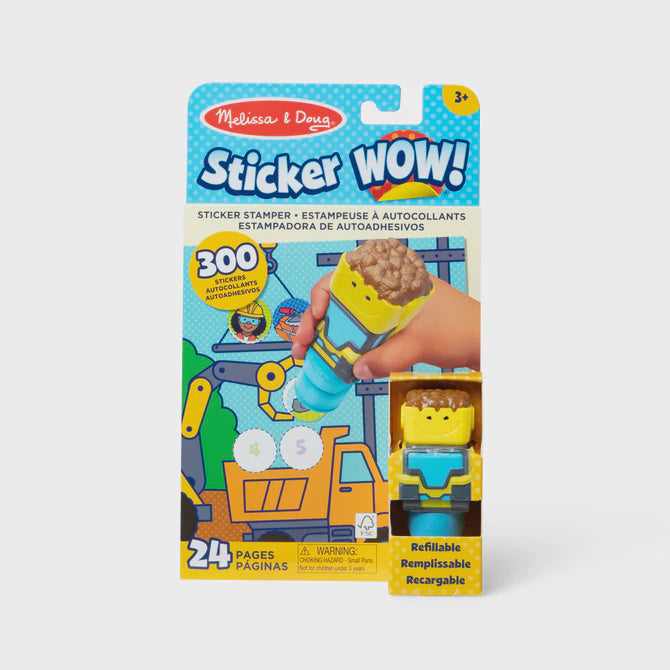 Sticker WOW! Activity Pad & Stamper-Bulldozer