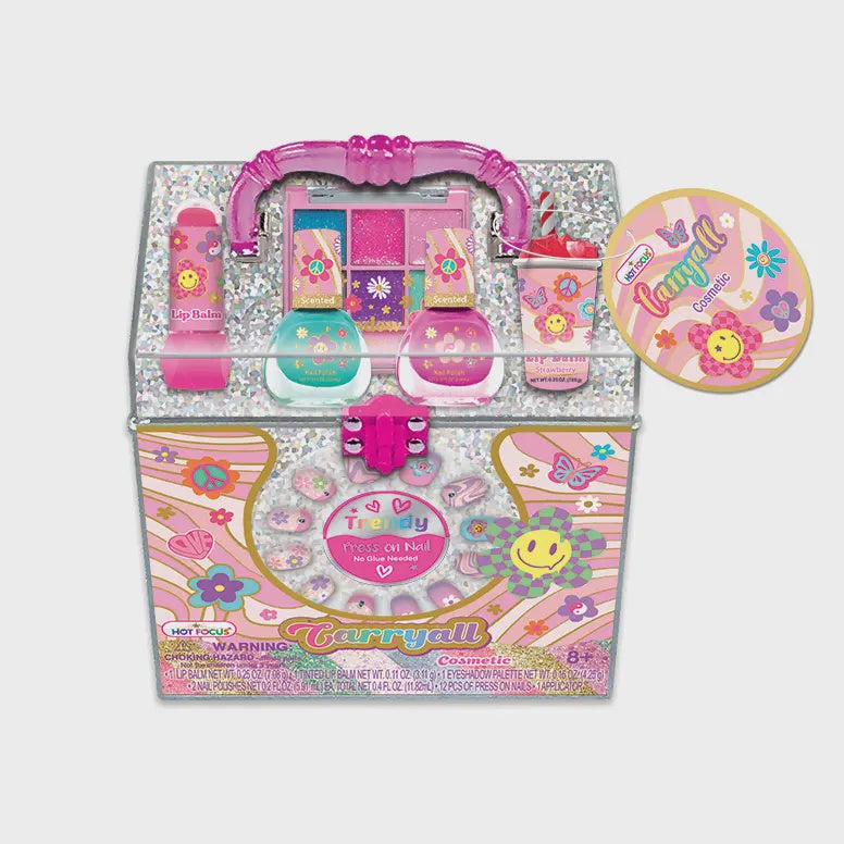Groovy Flower Carry All Cosmetics