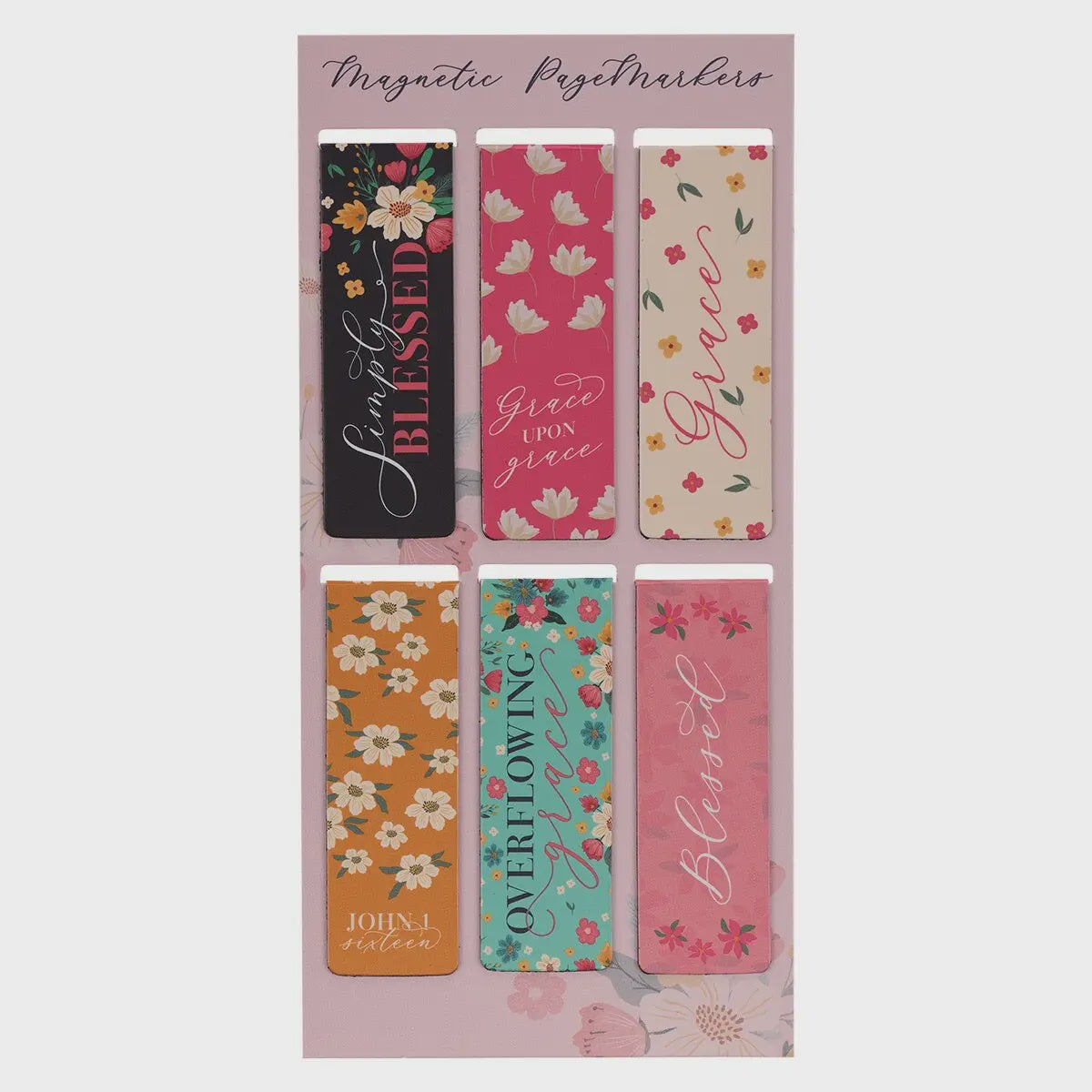 Overflowing Grace Magnetic Bookmark Set