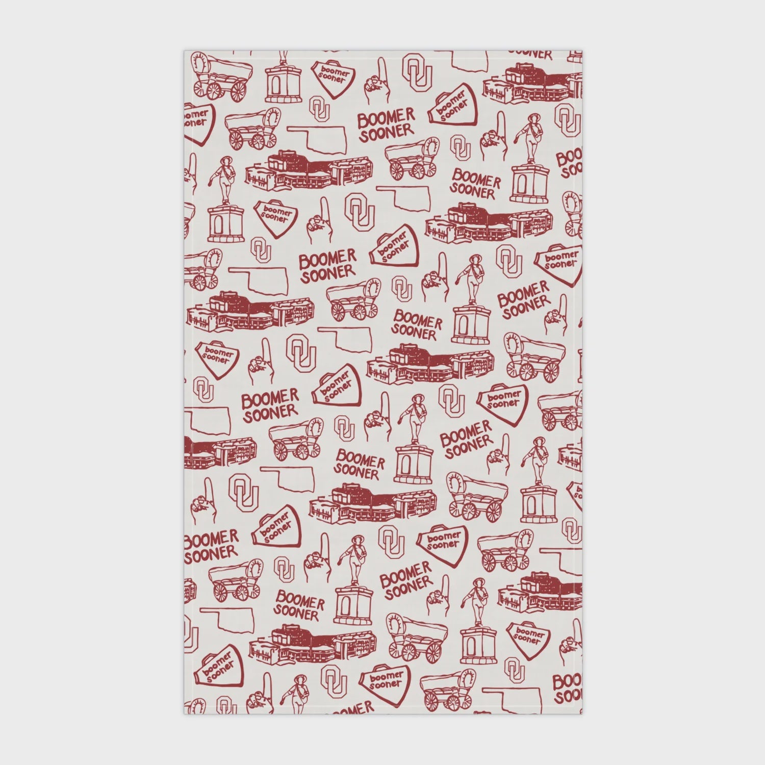 Boomer Sooner Cotton Dish Towel