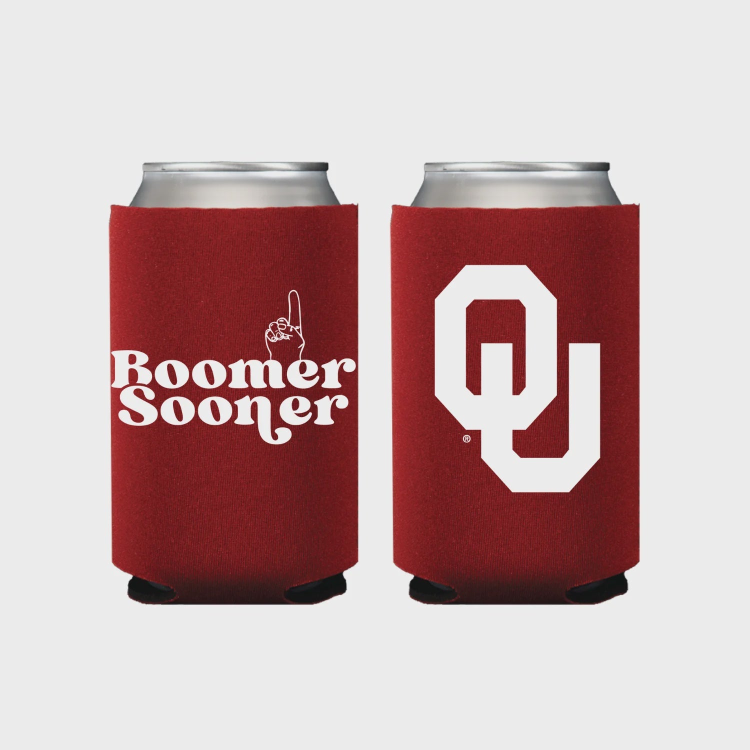 Boomer Sooner Sponge Koozie Red