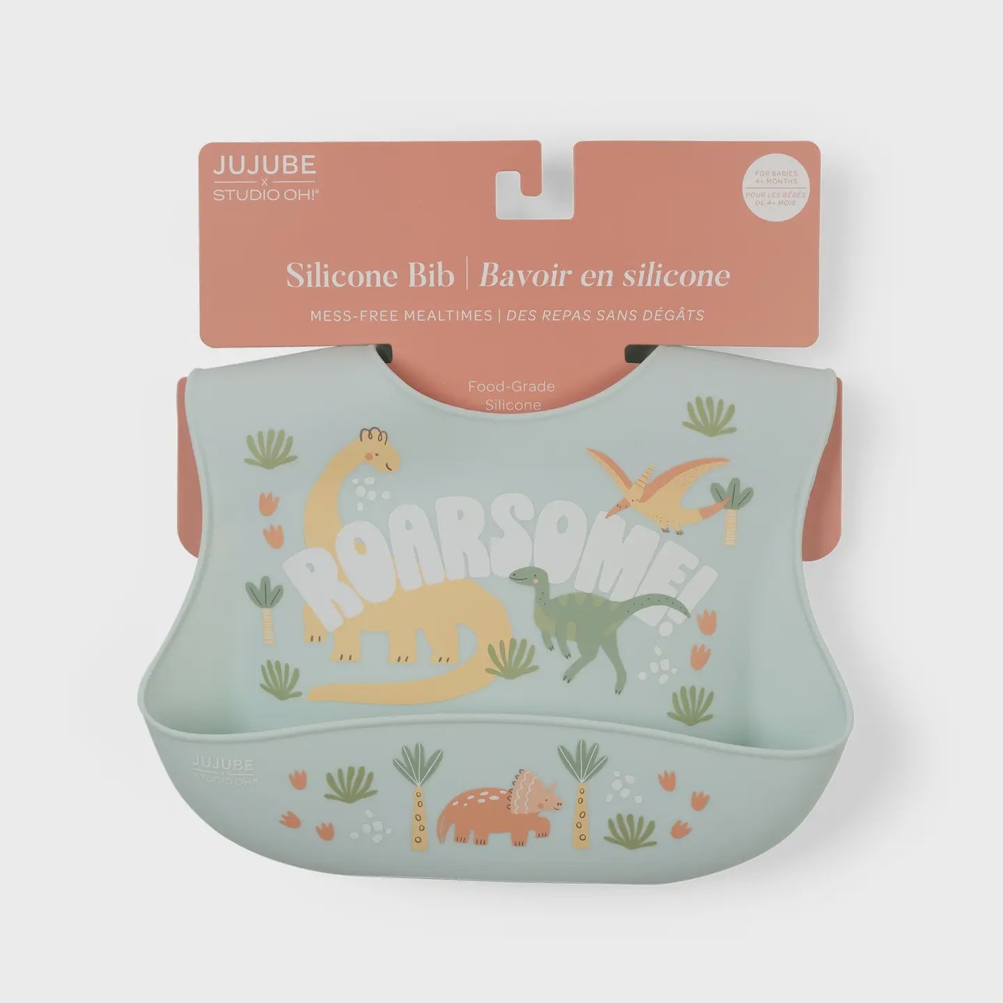 JuJuBe Baby Silicone Bib Roarsome