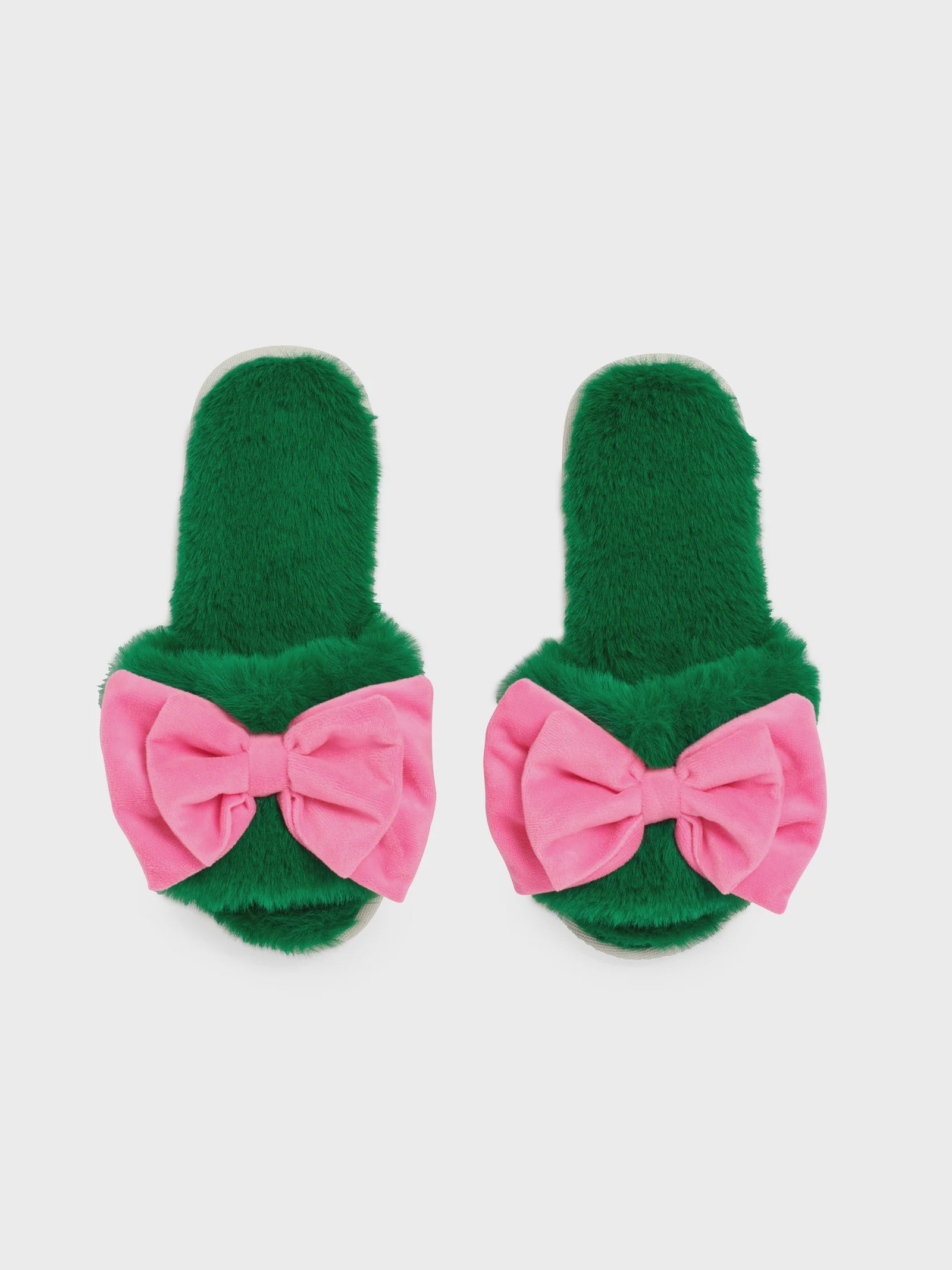 Green & Pink Noelle Slippers