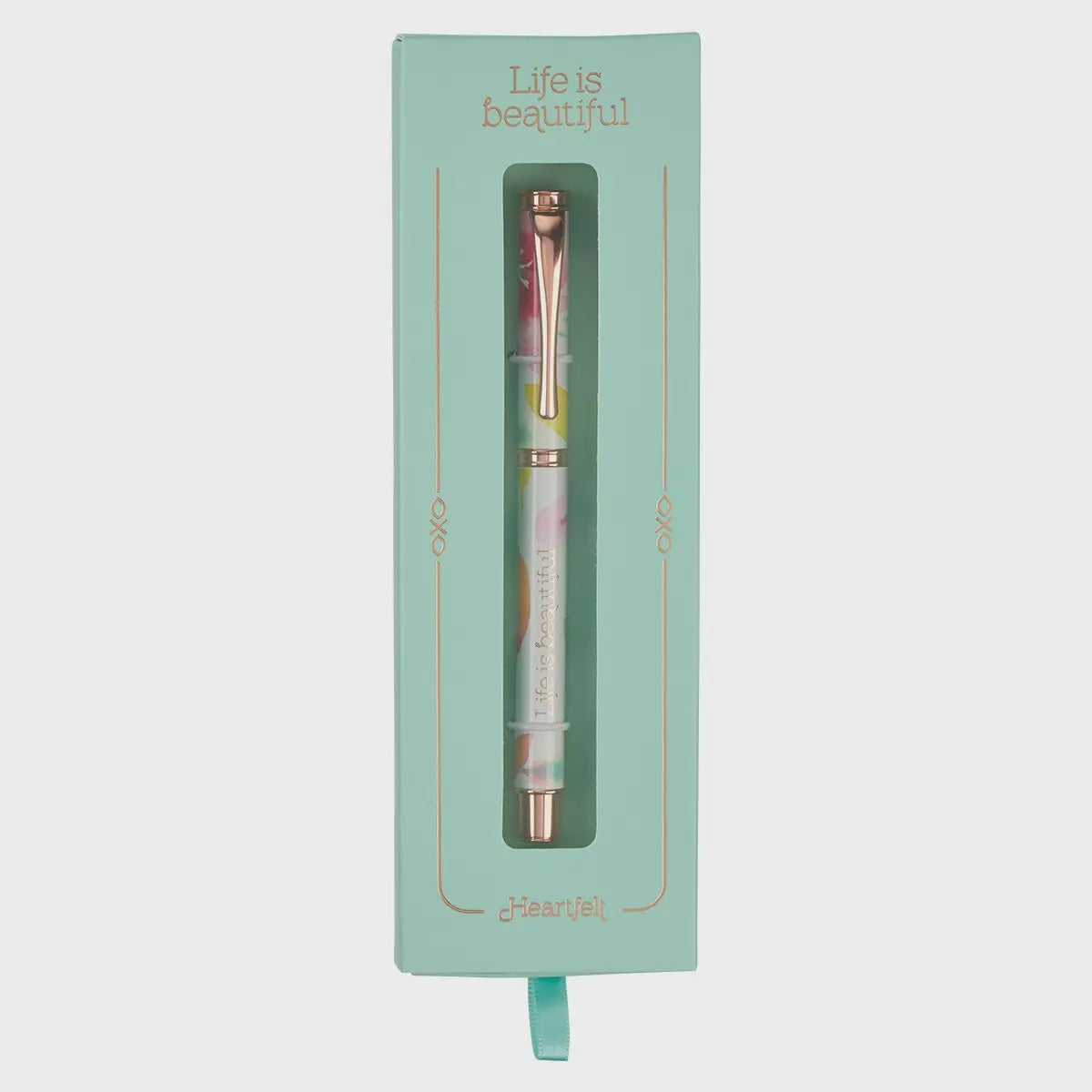 Pink Daisies Life Is Beautiful Pen