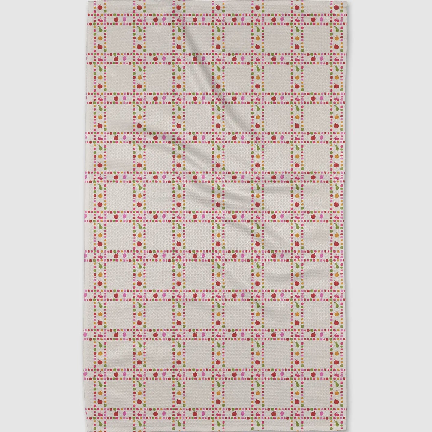 Fruits Plaid Tea Towel