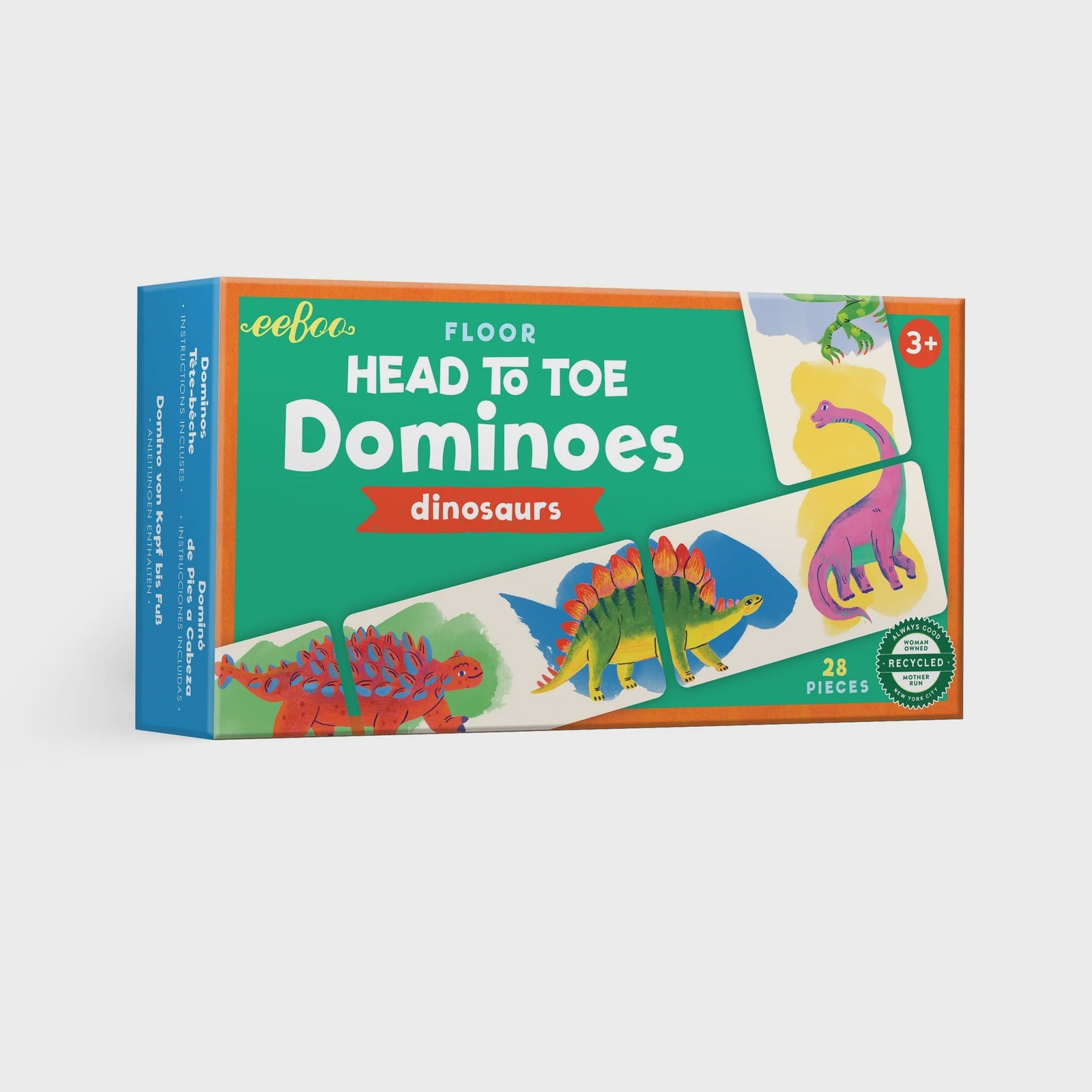 Dinosaurs Head To Toe Dominoes