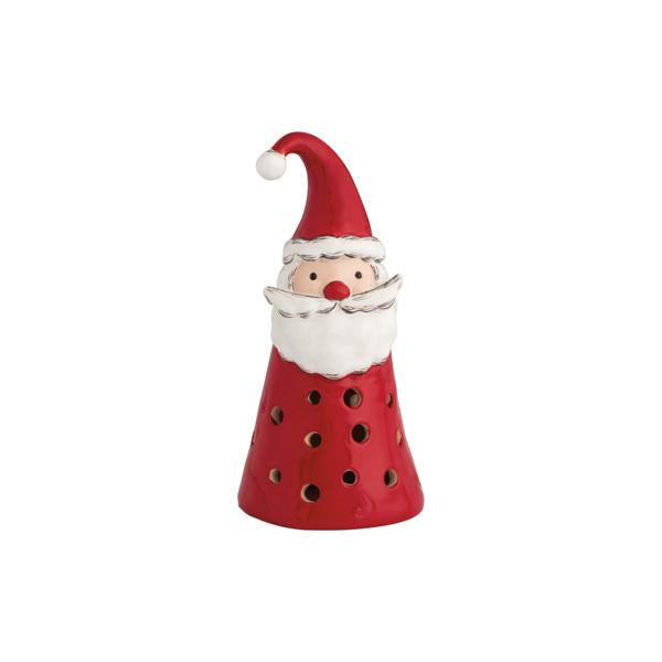 Small White Christmas Santa Sitter