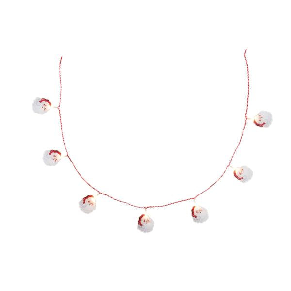 Santa LED Acrylic Christmas Garland