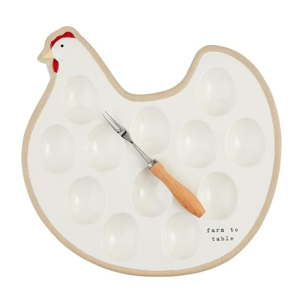 Hen Deviled Egg Set