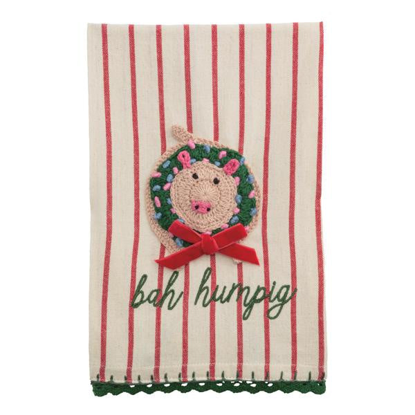 Pig Christmas Farm Towel