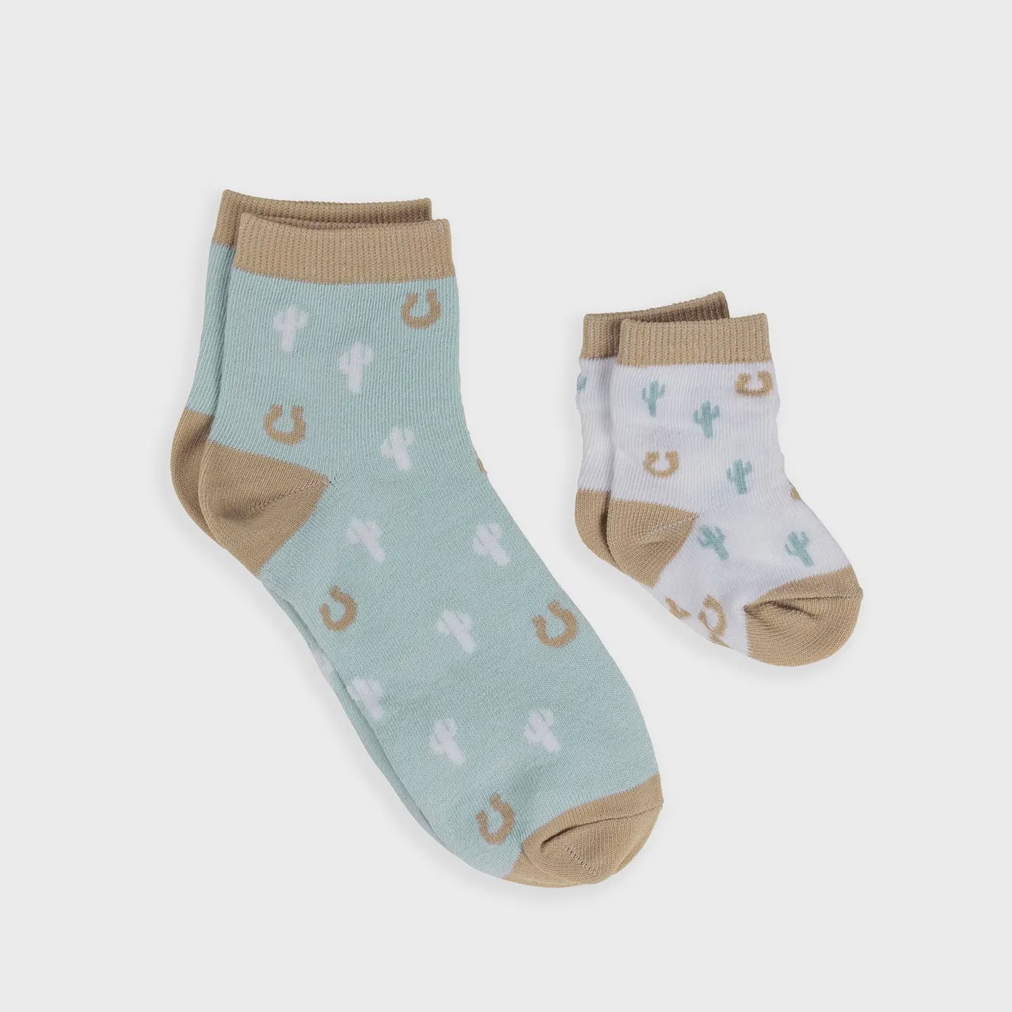 JuJuBe Mama and Me Sock Set Howdy Partner Blue