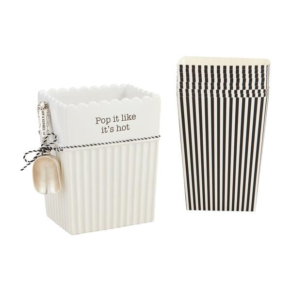 Popcorn Bucket and Bag Set