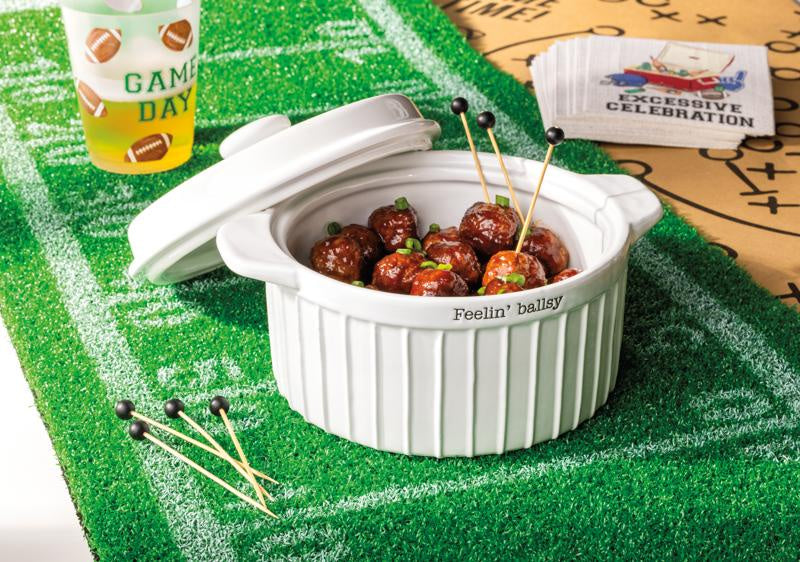 Meatball Dish & Toothpick Set