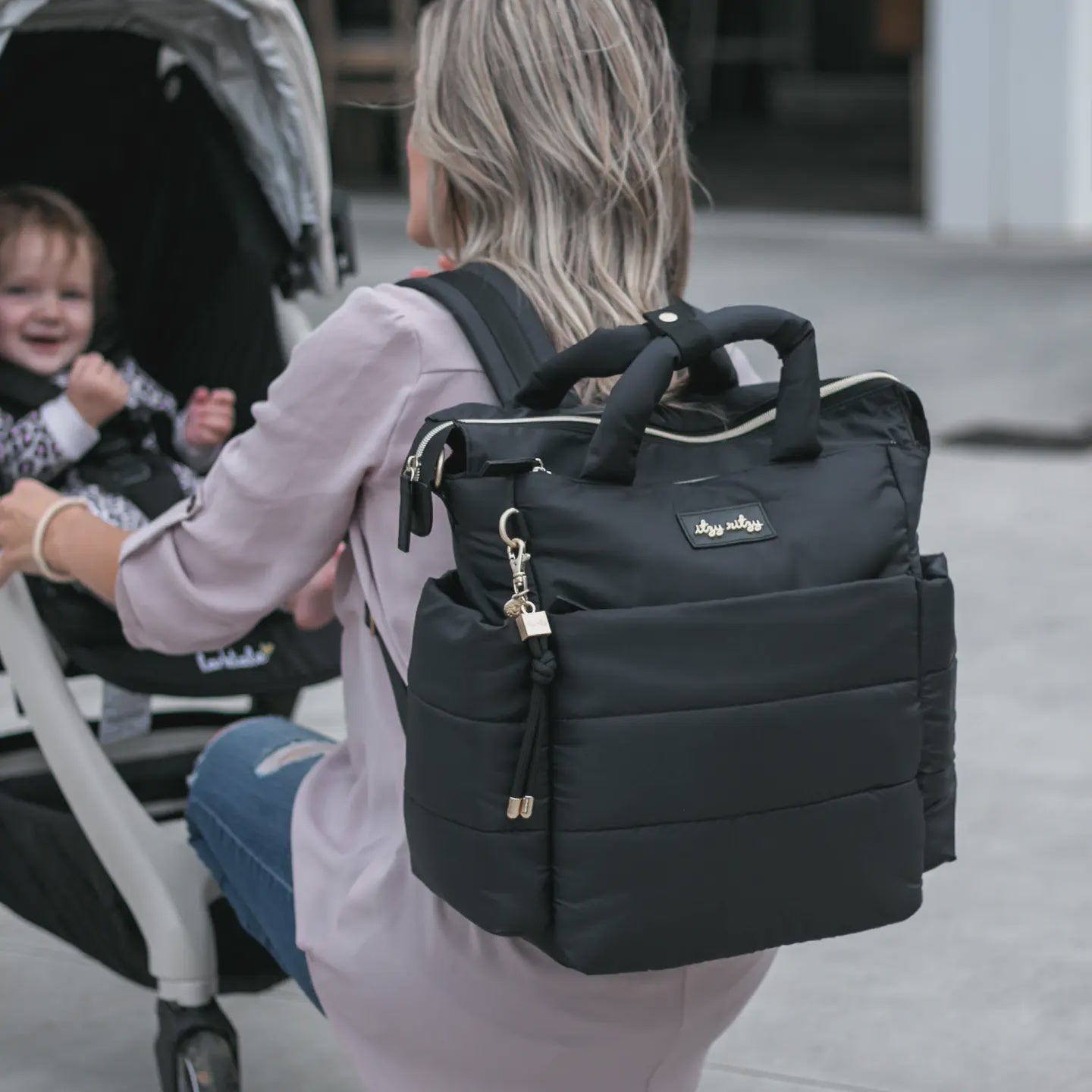 Dream Backpack Black Diaper Bag