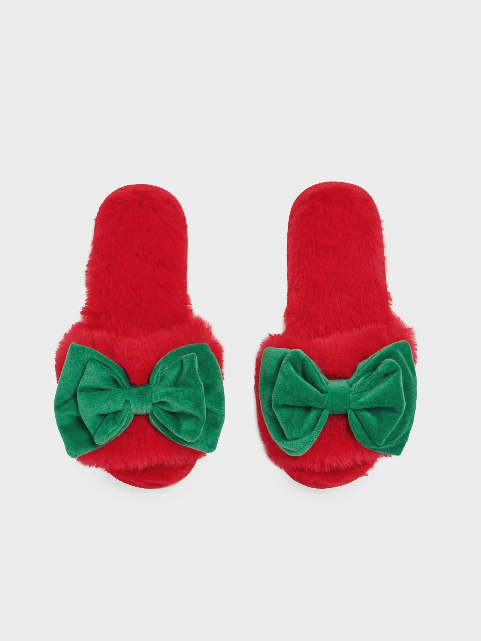 Red & Green Noelle Slippers