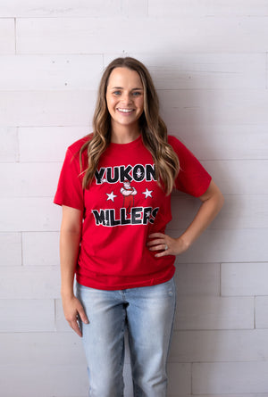 Adult Star Yukon Miller Graphic Tee Red