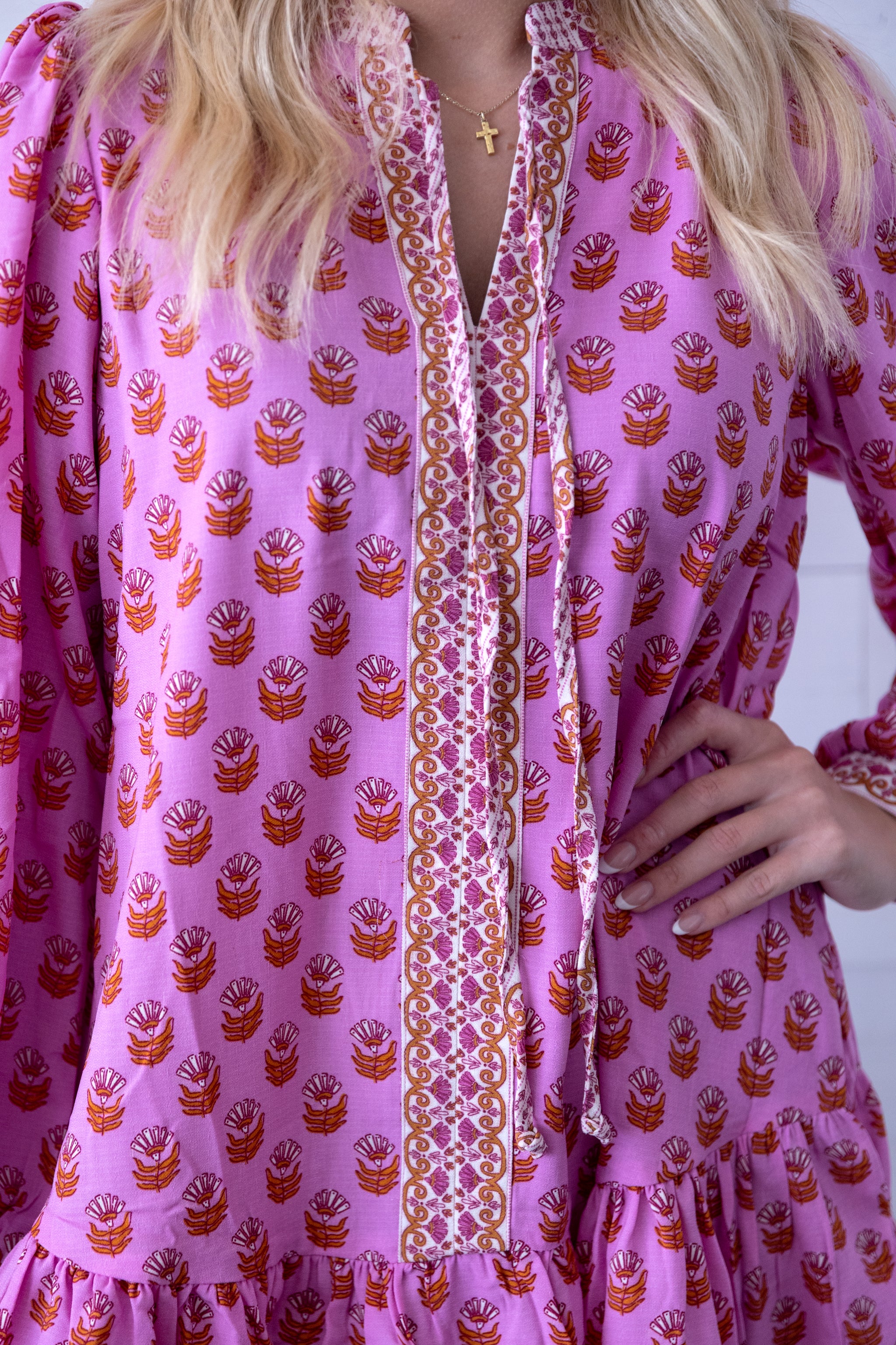 pink natasha dress Loveshackfancy Natasha Dress In Hand Dyed Bordeaux In Pink