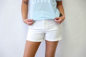 Bianca HW Slim Short White