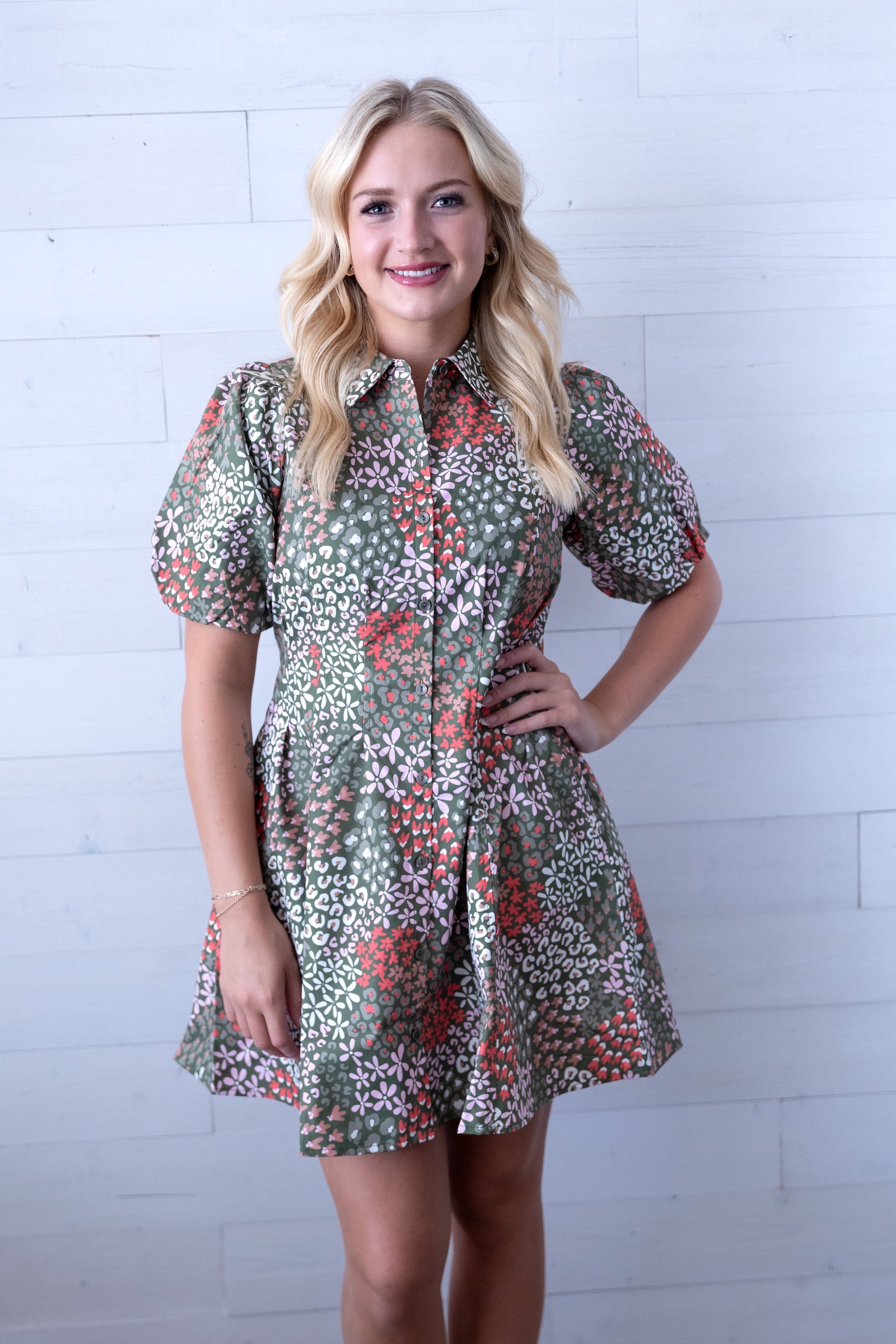 Rory Dress Open Meadows Green